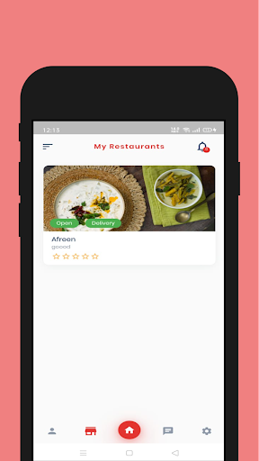 Android application FoodDoozy Owner screenshort