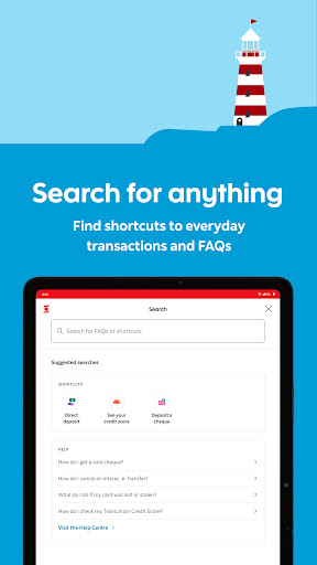 Screenshot of Scotiabank Mobile Banking
