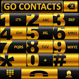 THEME GO CONTACTS CHESS GOLD icon