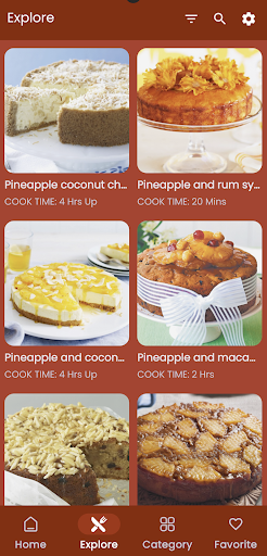 CakeBakers Hub Recipes Screen 3