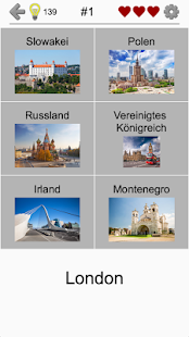 Hauptstädte - Geografie-Quiz Screenshot