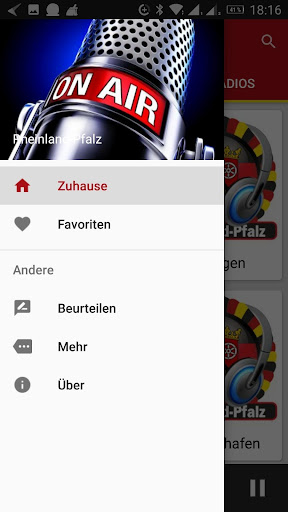 Radiosender aus RheinlandPfalz Screen 3