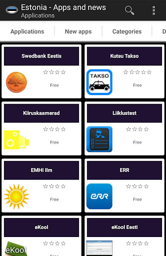 Android application Estonian apps and games screenshort