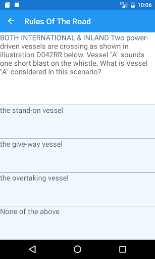 Coast Guard Exams Screen 3