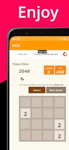 2048 Game 3D