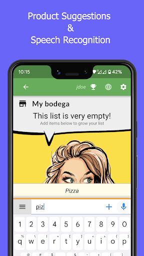 Grocery Shopping List Frooty Screen 2