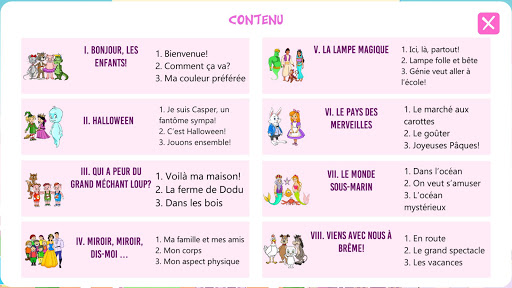 Le francais pour les petits Screen 2