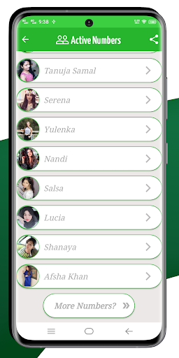 Indian Girls Number for Call Screen 3
