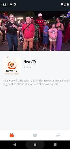 Android application NewsTV screenshort