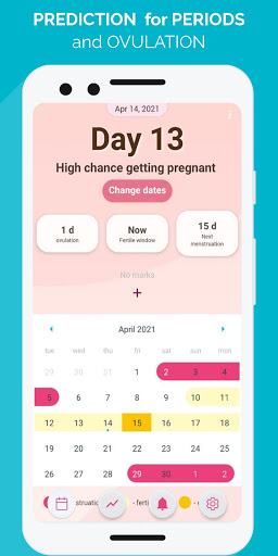 Screenshot of Periods Menstrual tracker