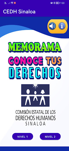 Android application Memorama CEDH Sinaloa screenshort