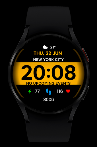 WR 002 Digital Watch Face Screen 3