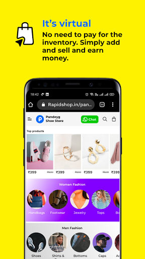 Rapidshop: Resell and Earn Screen 2