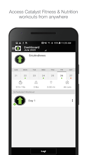 Android application Catalyst Fitness & Nutrition screenshort