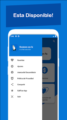 Android application Oraciones Poderosas Online screenshort