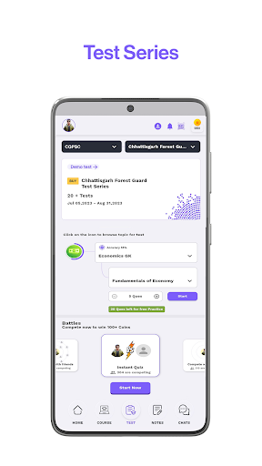 Android application Chhattisgarh State Exams Prep screenshort
