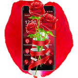 Red Romantic Rose Theme icon