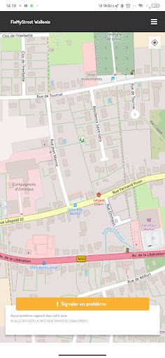 FixMyStreet Wallonie Screen 2