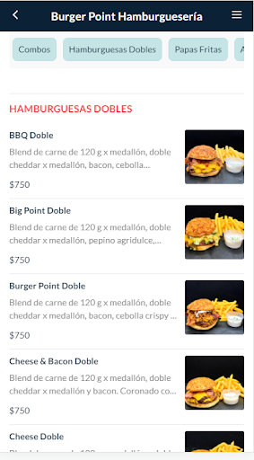 Burger Point Screen 2