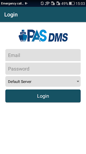 Android application PAS DMS screenshort