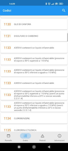 Codici ADR 2023 Screen 3