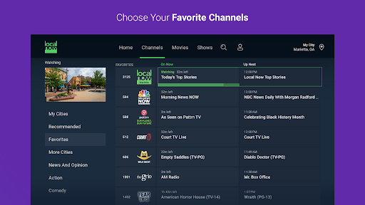 Screenshot of Local Now: News, Movies & TV