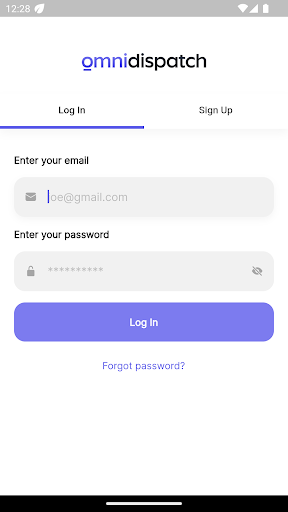 Android application Omni Dispatch screenshort