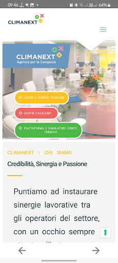 Android application Climanext screenshort