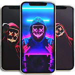 Cover Image of 下载 Neon Mask Wallpaper HD 1.1 APK