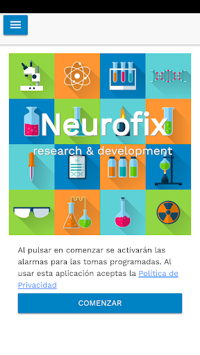 Android application Neurofix screenshort