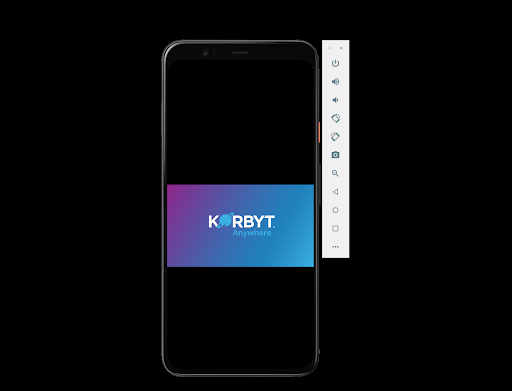 Android application Korbyt Anywhere Client screenshort