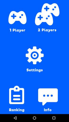 Android application Retro Tennis screenshort