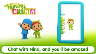 Game screenshot Talking Pocoyo: My friend Nina mod apk