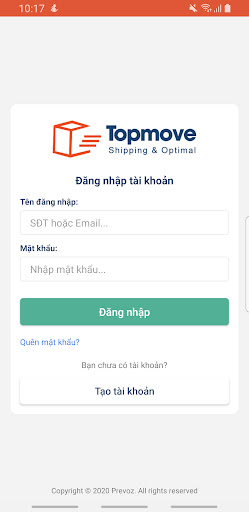 Android application Topmove screenshort
