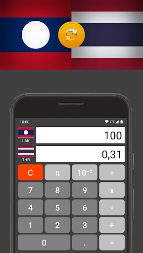 Thai Baht / Lao Kip Screen 2