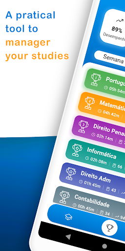 Android application Estudez: Study Schedule screenshort
