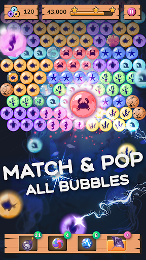 Android application Bubble Shooter Sea Pop Puzzle screenshort