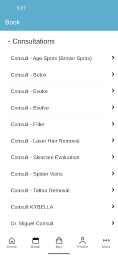 Rochester Laser Center Screen 2
