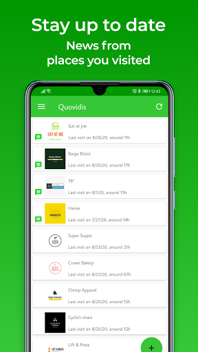 Android application Quovidis - Stay in touch with screenshort