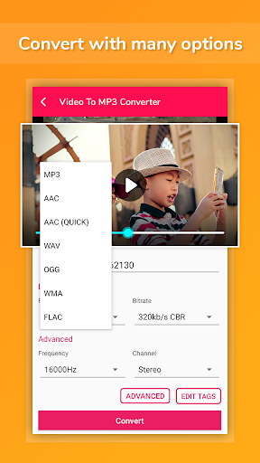 Video to mp3, Cutter, Merge Screen 2