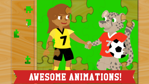 Screenshot of Sports Puzzles for Kids - Gold