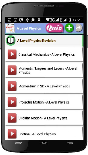 A Level Physics Screen 2