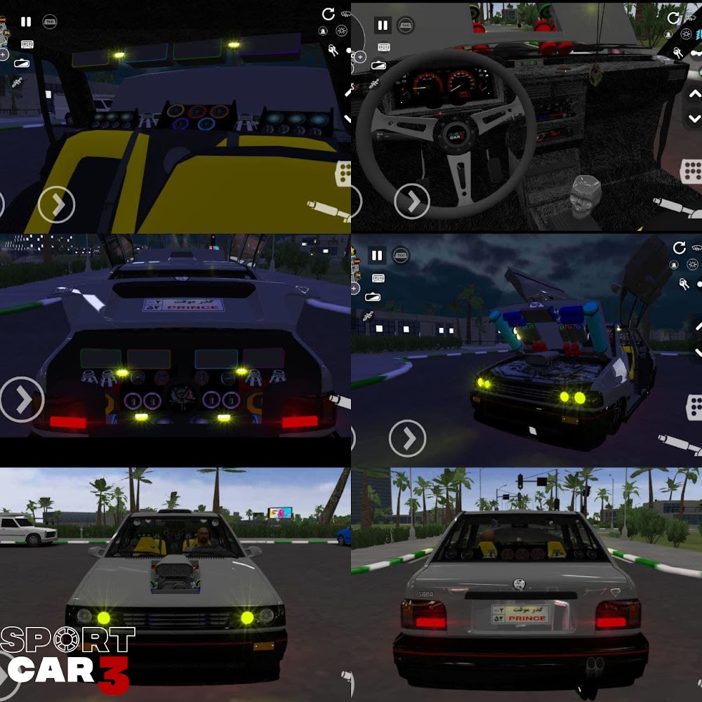 Sport car 3 : Taxi & Police -  drive simulator (free sho