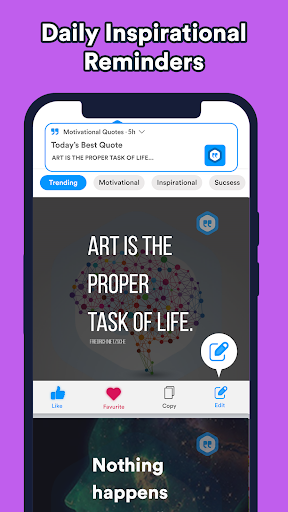 Motivational Quotes & Status Screen 2