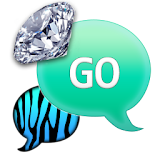 GO SMS - Ocean Diamond Zebra icon