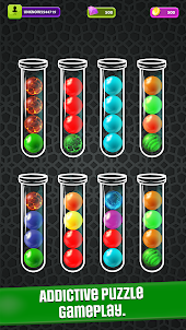 Ball Coloring Sort Puzzle Game