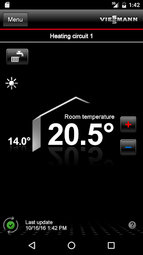 Android application Vitotrol screenshort