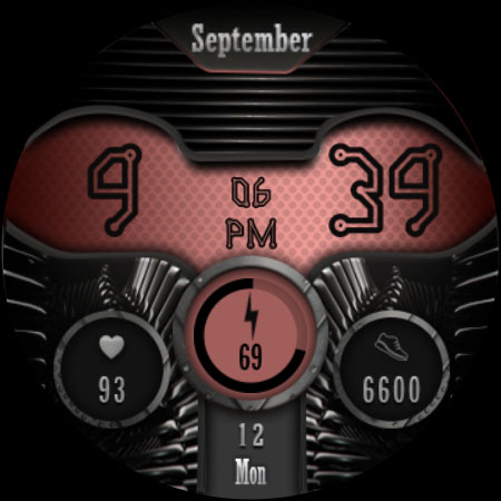 W-Design WOS070 - Watch Face Screen 3