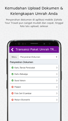 Android application Zahida screenshort