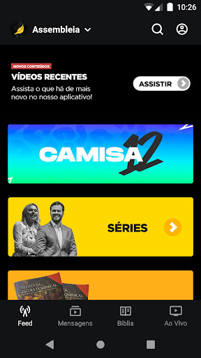 Android application Assembleia de Deus screenshort